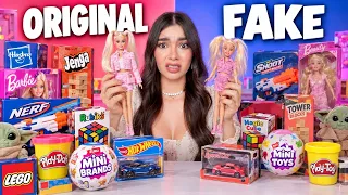 ORIGINAL vs FAKE 💥 Compré los JUGUETES más FAMOSOS de nuestra infacia ¡NO vas a creer lo que pasó!