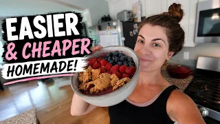 THE BEST ACAI BOWLS | easy recipe and cheaper at home