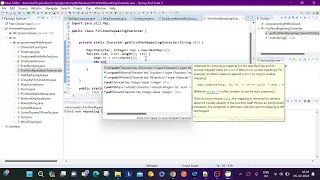 Program to find first non repeating character using java java interview problem