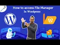 How To Install and Use File Manager Plugin In WordPress Step by Step Learn Wordpress Tutorials