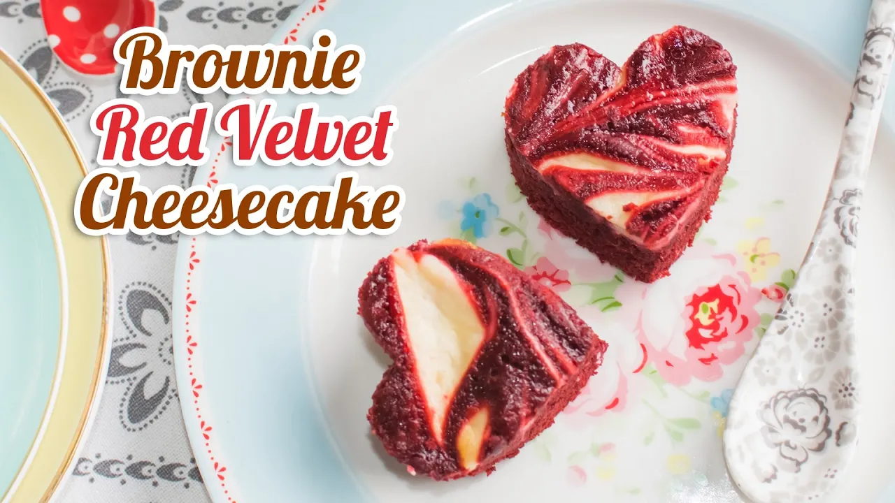 Brownie Red Velvet Cheesecake   #2 Mesa dulce para Baby Shower   Quiero Cupcakes!