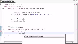 Intermediate Java Tutorial 18 Implementing a Generic Method