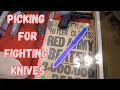 Picking for Fighting Knives at the Tyler Gun Show