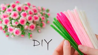 FROM ORDINARY PIPE CLEANER TO A MASTERPIECE Flower Roses Craft