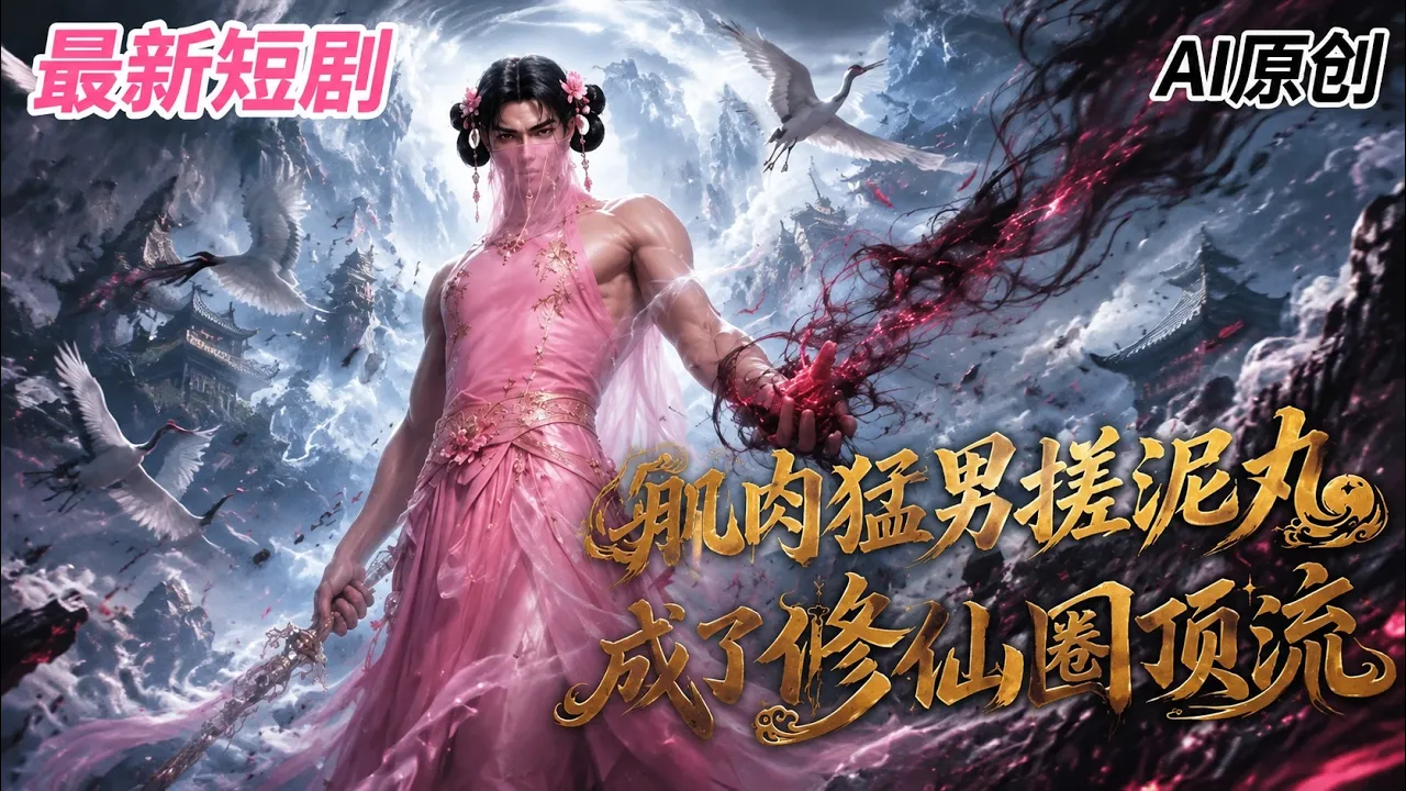 肌肉猛男搓泥丸成了修仙圈顶流