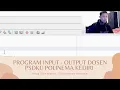 Demo Membuat Program Input - Output Data Dosen PSDKU Polinema Kediri Menggunakan Java