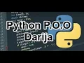 Python POO Darija Cours 2 Class Attributes Programmation Orientee Objet