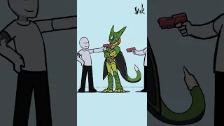 Seize The Gun By The Dragon Ball Character NO 6 Comics Funny Cartoon Shorts Dragonball 