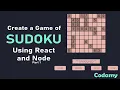 Create Sudoku Using React Node and Express