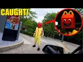 I CAUGHT THE HAPPY MEAL MAN AT MCDONALD S CURSED MCDONALDS HAPPY MEAL