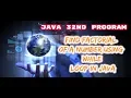 java 32nd program Find Factorial of a number using while loop in java