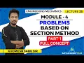 Lecture 33 Module 4 Problems Based on Section Method Part 1 Engineering Mechanics