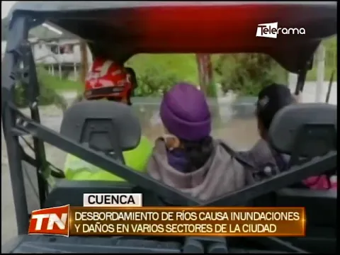 Desbordamiento de ríos causa inundaciones y daños en varios sectores de la ciudad