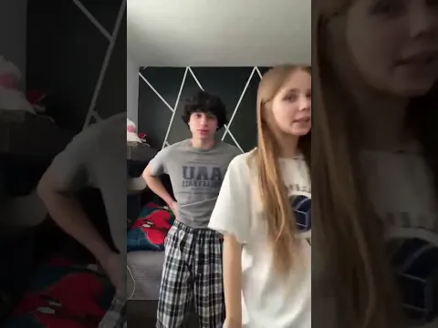Танец в пижамах что-то пошло не так 😂 #couple  #funny