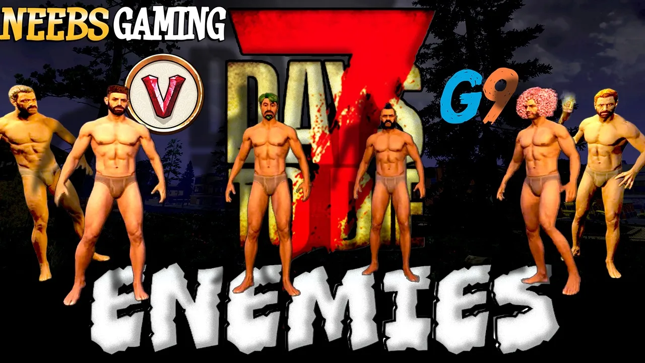 Team GLOCK9 vs. Team VERTIIGO - 7D2D competitive (ENEMIES day 1)