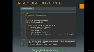 JAVA Tutorials - 35 Java OOP Encapsulation
