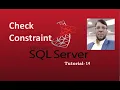 SQL Server Tutorial-14 Check Constraint Aksadur Bangla constraint