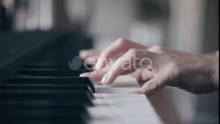 Playing On The Piano Stock Footage Envato Elements 