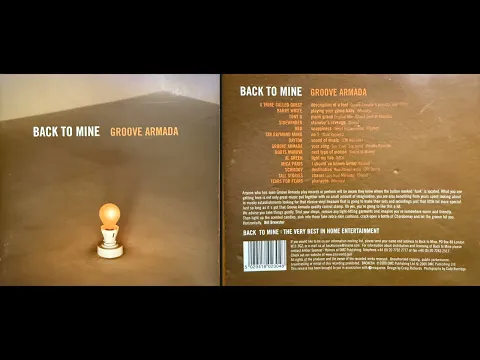 Back to Mine, Groove Armada (2000) (Electronic Chillout / Downtempo Mix Album) [HQ]