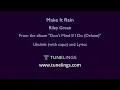 Make It Rain - Riley Green (play-along for ukulele)