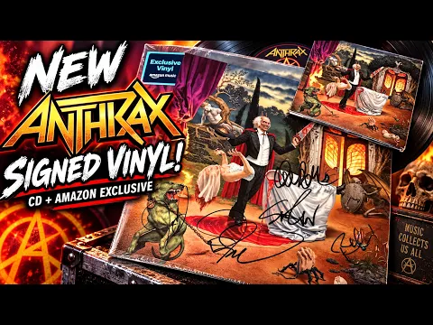 ANTHRAX – Cursum Perficio - FIRST LOOK! CD + Signed Amazon Exclusive Zoetrope Vinyl