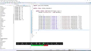 Java Ch2 HW - 11 random class nextInt method simulate roll a die create random number 1 to 6