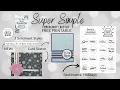 FREE PRINTABLE FAVORITE Holiday Sentiments Card Sketch Emergency Card Kit V12
