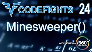 Minesweeper CodeFights Intro Algorithm JavaScript Solution and Breakdown