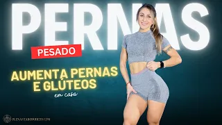 Treino Pesado para Glúteos Redondos e Pernas Torneadas - em casa