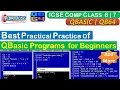 QBasic programming for beginners Practice of 5 QB64 programs qbasic programming for class 6 7