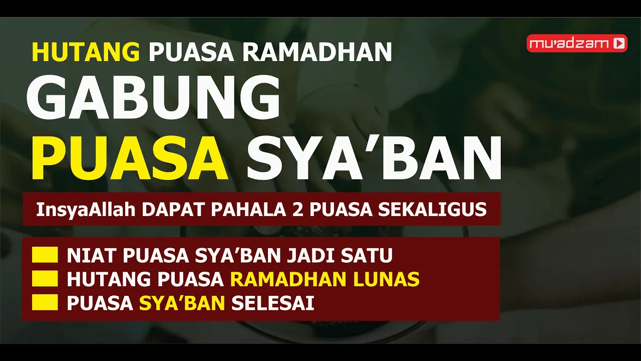 Doa membayar hutang puasa ramadhan karena haid