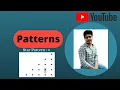 Pattern - 4 Solution Java Foundation Course Star Pattern Solution Pattern Printing