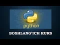16 Python Boshlang ich - Funksiya Parameterlari