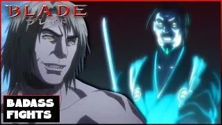 marvel anime blade most badass fights from blade throwback toons