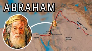 the entire life of abraham on a map