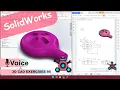 SolidWorks 3D CAD EXERCISES 95 StudyCadCam Solution Tutorial
