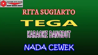 karaoke dangdut tega rita sugiarto cover nada cewek