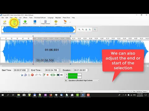 Download MP3 How to cut songs with Simple MP3 Cutter Joiner Editor