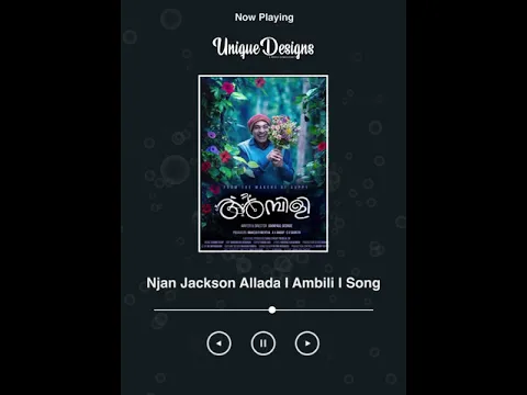 Download MP3 Njan Jackson Allada | Ambili | Audio Song