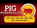 Pig Chinese Zodiac Sign Personality