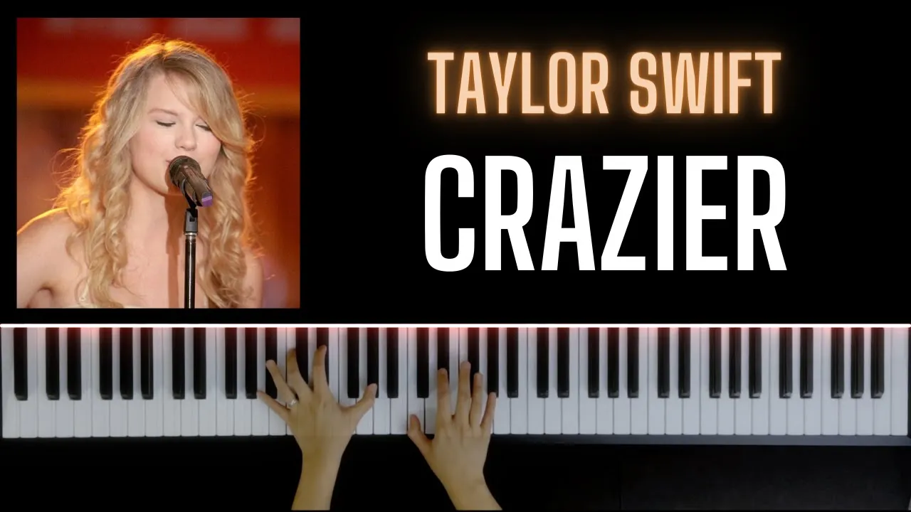 Crazier - Taylor Swift (Hannah Montana OST) Piano Cover | Tutorial