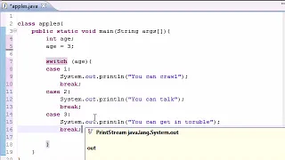 Java Programming Tutorial 12 Switch Statement