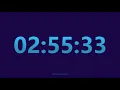 3 Hour Timer Countdown (No Music) + 1 Hour Loud Alarm