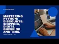 Master Python Concepts Discounts Shipping Calculator Digit Counting Guessing Game and Time Class