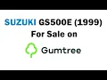 1999 SUZUKI GS500E MOTORBIKE A2 COMPLIANT FOR SALE IN ABERDEEN ON GUMTREE UK