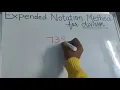 EXPENDED NOTATION METHOD FOR DIVISION