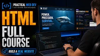 HTML Full Course for Beginners - Build a Real Multi-Page Website From Scratch