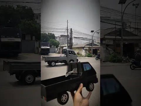 MOBIL MELINTAS 85 ‼️ Wadidaw...Pickup hitam sedang melintas #automobile #momobilan #aviation