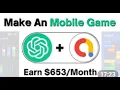 Create a Mobile Game with ChatGPT Earn Money No Code Tutorial