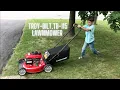 My first Troy-Bilt TB115 lawnmower